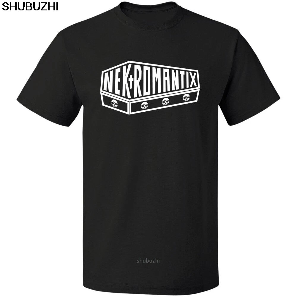 Nekromantix Logo Retrno Ƽ T      Ʈ T  İ  Top Tee Punk Tops sbz8225